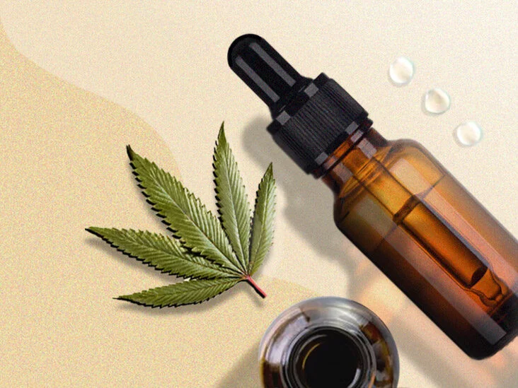 bottle of cbd oil